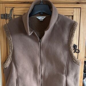 Fox Fire Women's Tan Fleece Vest
